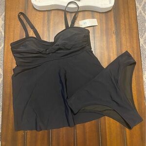 Swimwear. Size Large. Flare top.